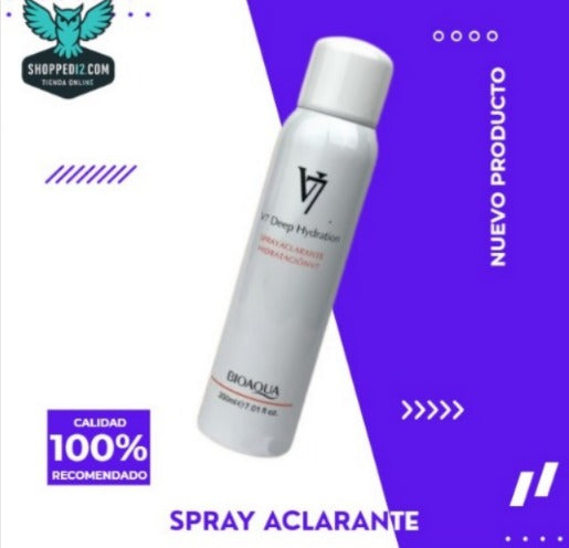 SPRAY ACLARANTE V7 , ILUMIN A TU PIEL AL INSTANTE