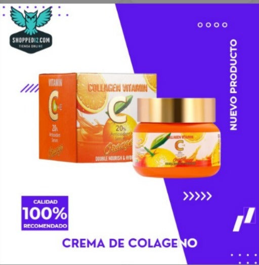 CREMA DE COLAGENO ANTIOXIDANTE 50 G NARANJA